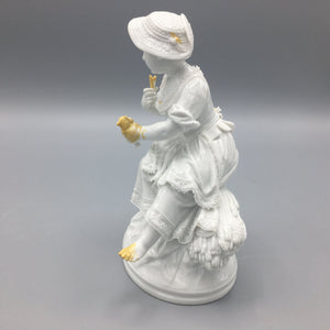 Antique German Blanc de Chine Porcelain Figurine by KPM Royal Berlin Figurine Antique 