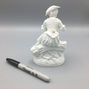 Antique German Blanc de Chine Porcelain Figurine by KPM Royal Berlin Figurine Antique 