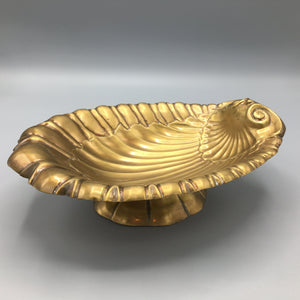 Art Nouveau Large Solid Brass Ashtray circa early 1900s Ashtray Antique 