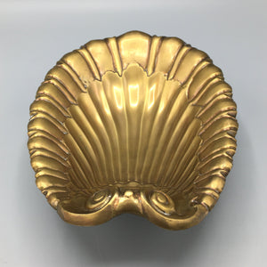 Art Nouveau Large Solid Brass Ashtray circa early 1900s Ashtray Antique 