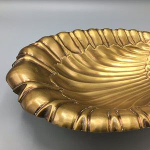 Art Nouveau Large Solid Brass Ashtray circa early 1900s Ashtray Antique 