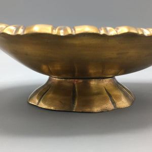 Art Nouveau Large Solid Brass Ashtray circa early 1900s Ashtray Antique 