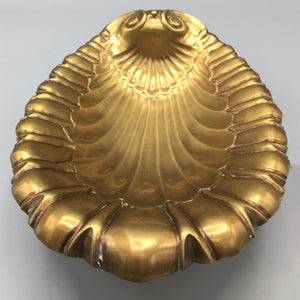 Art Nouveau Large Solid Brass Ashtray circa early 1900s Ashtray Antique 