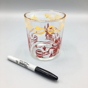 Transportation Drinking Glasses, Hazel Atlas Mid Century Tom